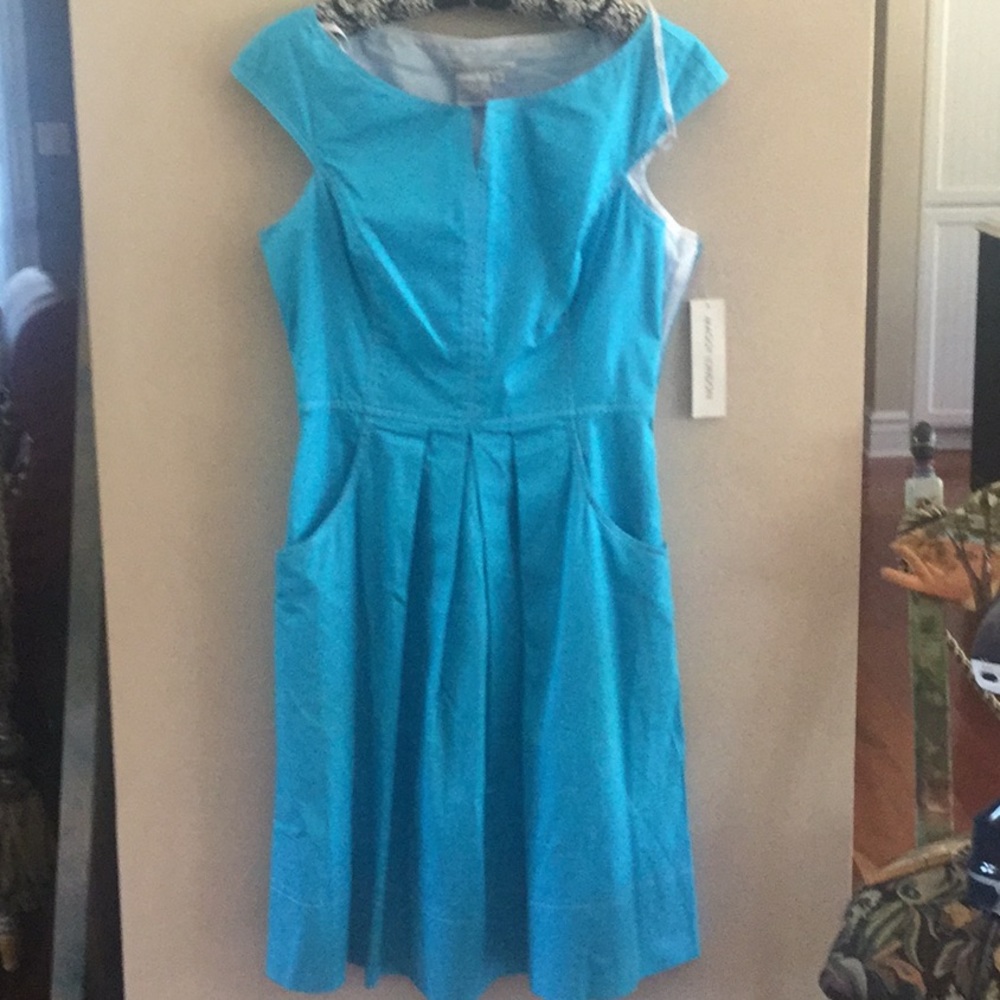 Maggy London size 10 cotton/spandex dress NWT